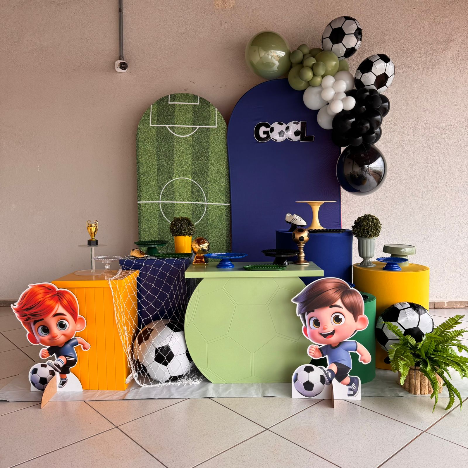 Decoração festa infantil Futebol Porto Velho
