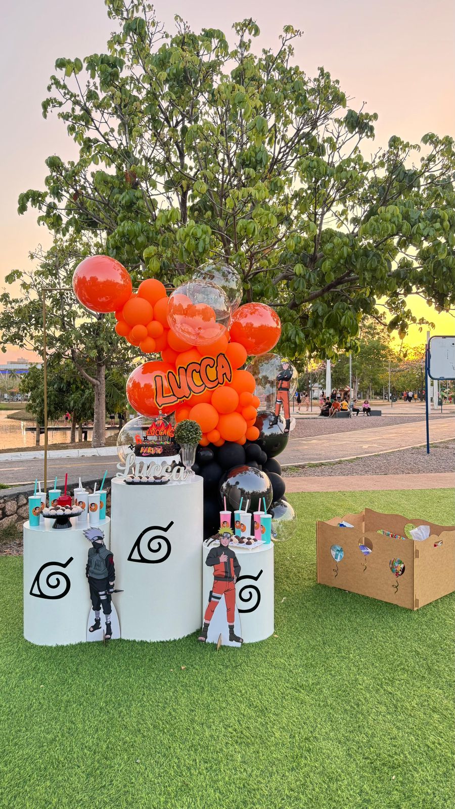 Decoração festa Naruto Porto Velho