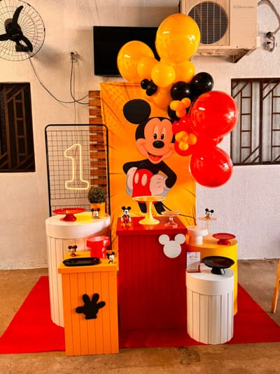 Decoração de festa infantil tema Mickey em Porto Velho